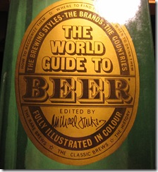 Reading……….. The World Guide to Beer